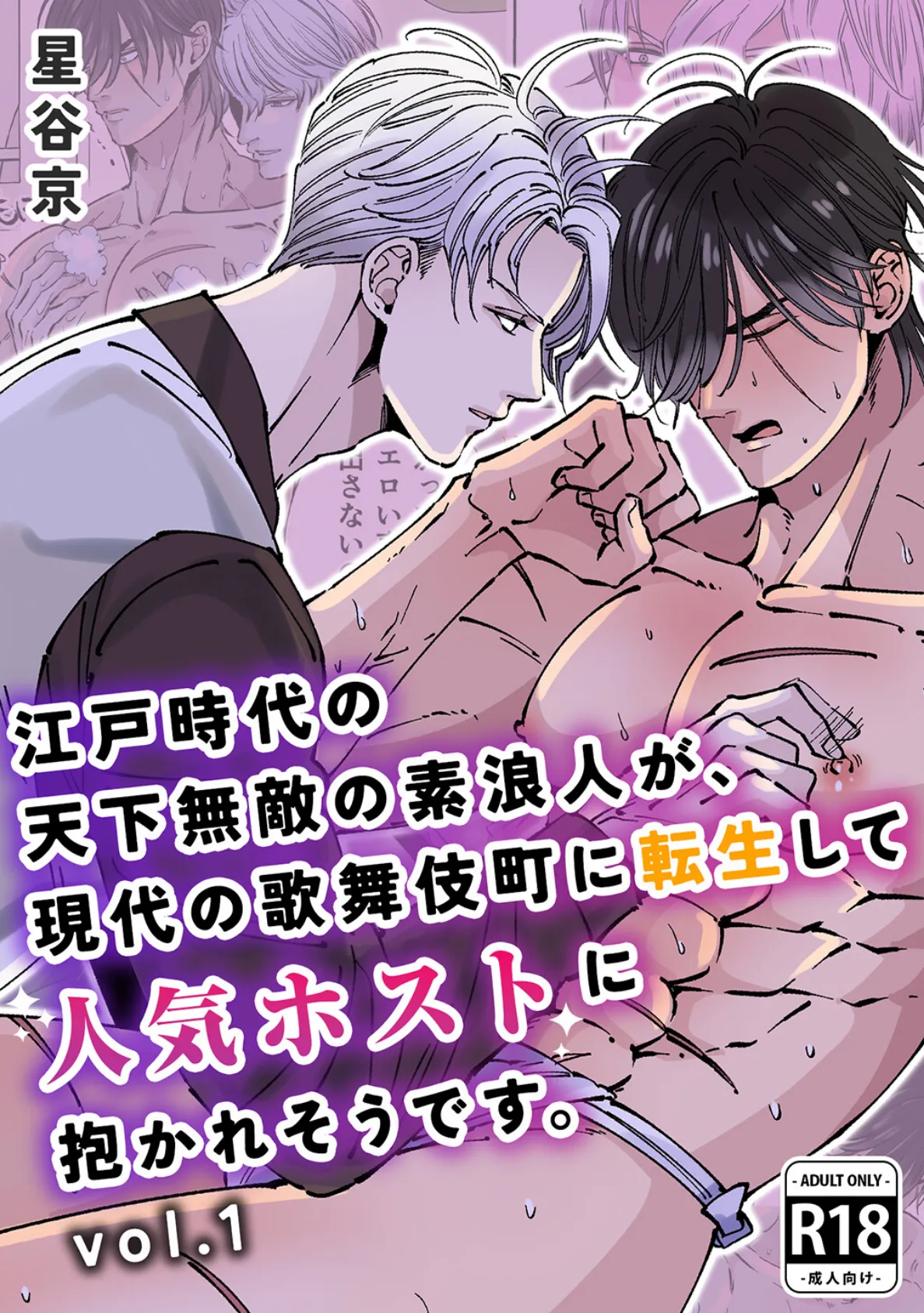 江戸時代の天下無敵の素浪人が、現代の歌舞伎町に転生して人気ホストに抱かれそうです。【R18版】Vol.1 1ページ